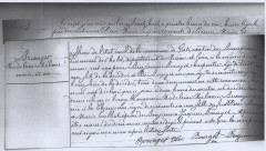 Acte de décès de Madeleine Mélanie BRANGER le 07/01/1908 à Gesté (49)