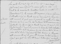 Acte de naissance de Louise ARDOUIN le 17/08/1806 à Benassay (86)