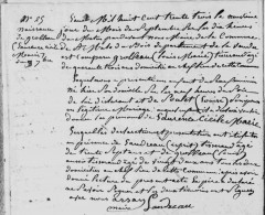 Acte de naissance de Laurence Cécile Marie GROLLEAU le 08/09/1833 à Saint-Malô-du-Bois