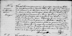 Acte de naissance de Madeleine Mélanie BRANGER le 14/04/1841 à La Chaussaire