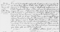 Acte de décès de Pierre BRANGER le 07/11/1884 à La Chaussaire (49)