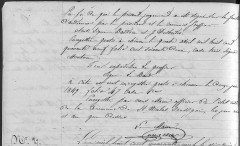 Acte de naissance de Catherine DAMOUR le 15/06/1849 à Saint-Nicolas-de-Bourgueil (37)